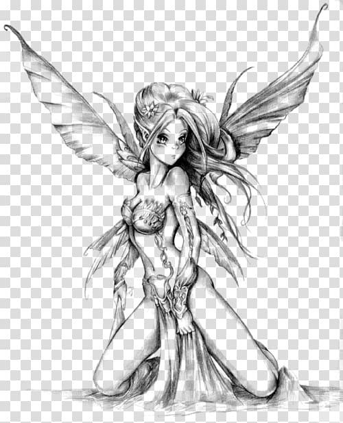 Fairy Drawing Image - Drawing Skill