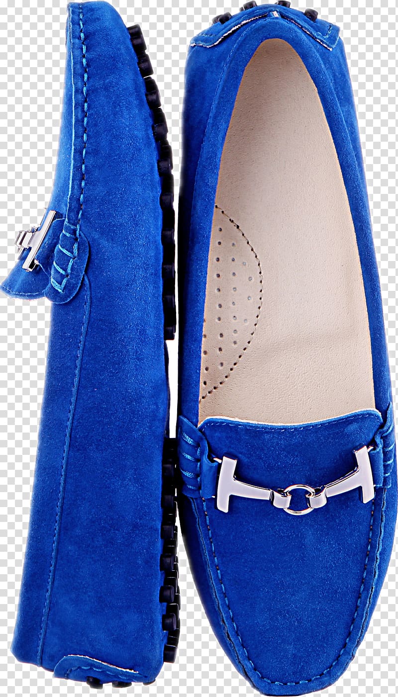 Shoe Suede, Blue Shoes transparent background PNG clipart