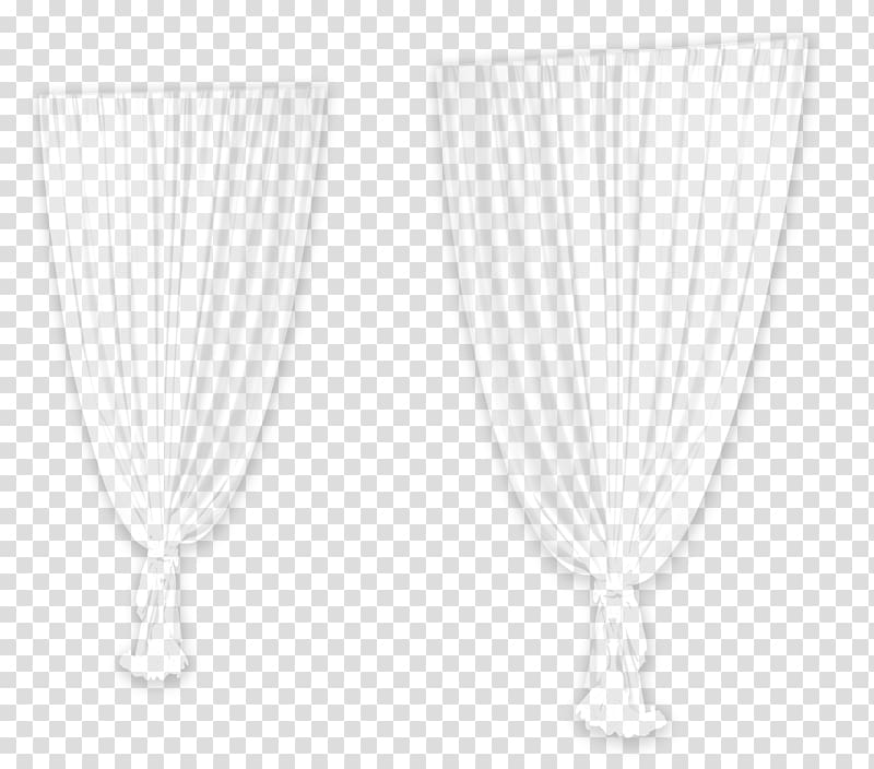 two white window curtain , Wine glass Martini White Champagne glass, White curtains transparent background PNG clipart
