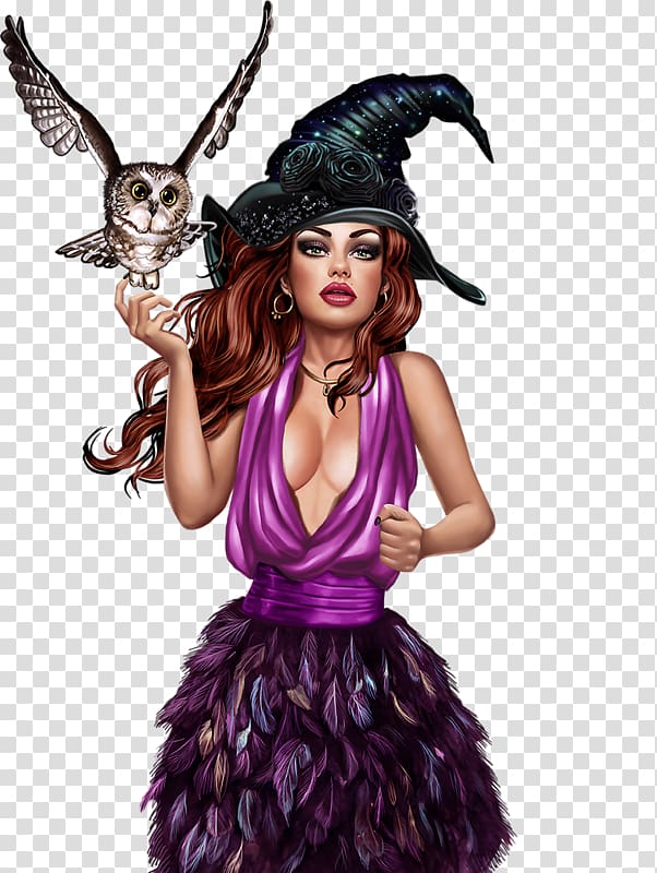 witch Art Drawing, witch transparent background PNG clipart
