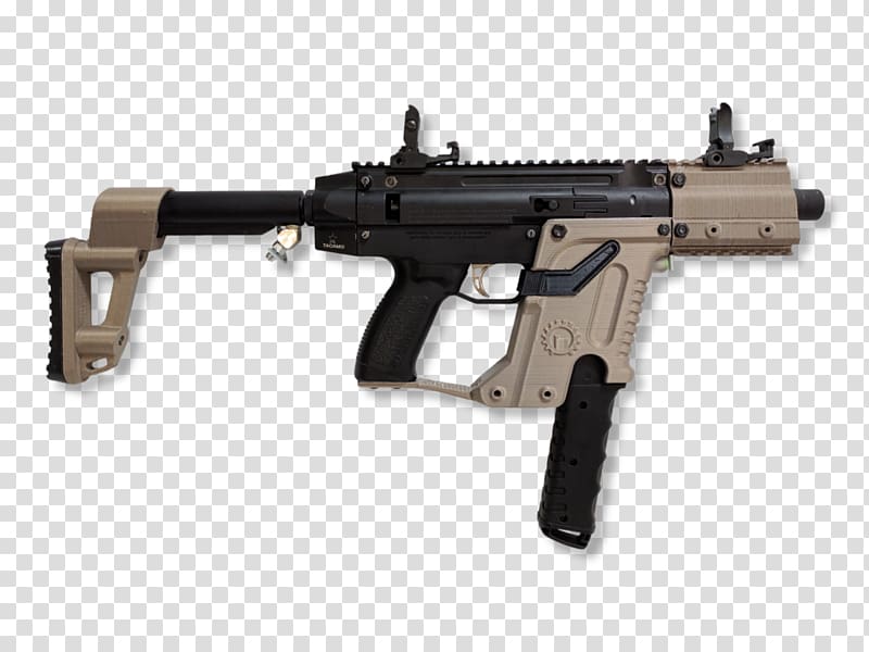 Trigger Assault rifle KRISS Firearm Paintball Guns, assault rifle transparent background PNG clipart