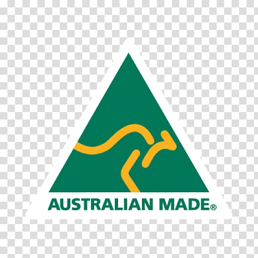 Australian Made logo Manufacturing, made transparent background PNG clipart