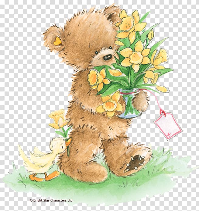 Brown bear Teddy bear Me to You Bears Floral design, bear transparent background PNG clipart