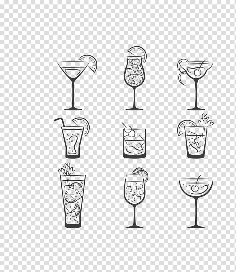 Wine glass Drink , black line drinks transparent background PNG clipart