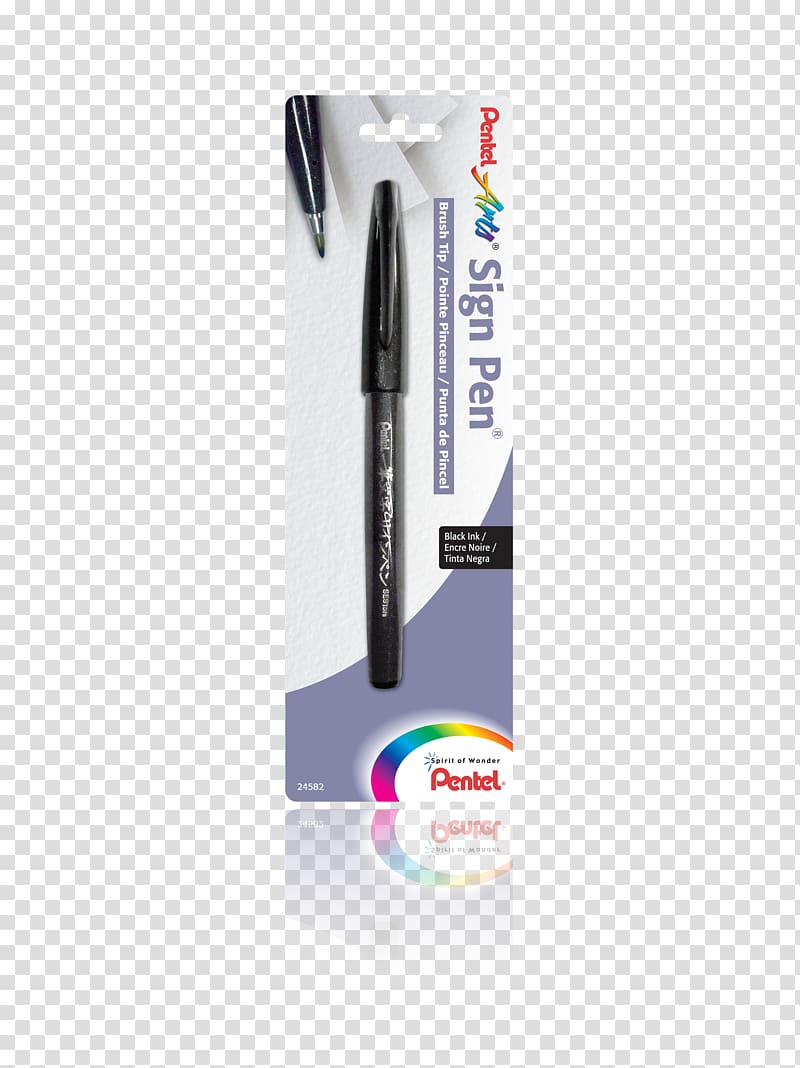 Pentel Fude Touch Brush Sign Pen Pentel Sign Pen Pentel Arts Pocket Brush Pen, pen transparent background PNG clipart