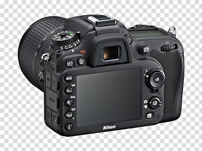 Nikon D7100 Nikon D7200 Nikon D7000 AF-S DX Nikkor 18-140mm f/3.5-5.6G ED VR Digital SLR, Camera transparent background PNG clipart