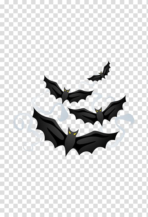 Halloween , cartoon bats transparent background PNG clipart