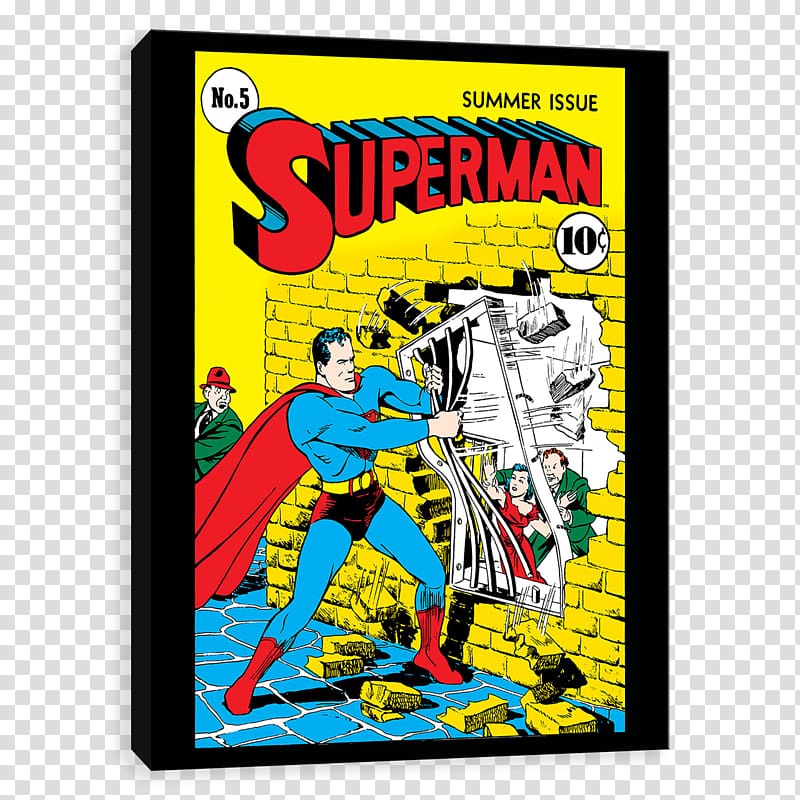 Superman Action Comics Morgan Edge Wonder Woman, Metallic SuperMan Logo transparent background PNG clipart