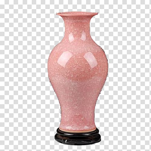 Vase Bottle Ceramic glaze, Borneol crack glazed bottle vase fish transparent background PNG clipart