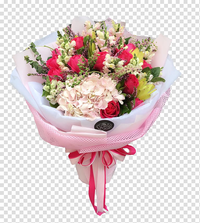 Garden roses Flower bouquet Designer, Free buckle creative bouquet of flowers transparent background PNG clipart