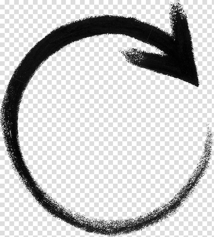 gray arrow art, Circle Arrow Diagram , round transparent background PNG clipart
