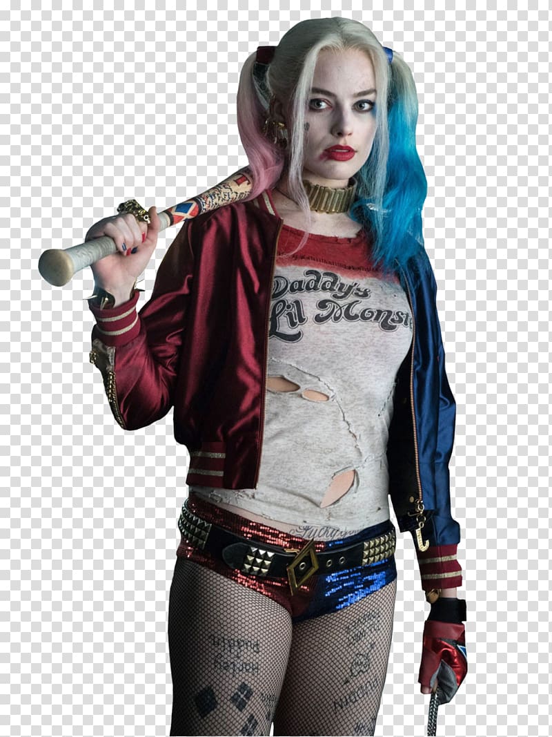Margot Robbie Harley Quinn Joker Robin Nightwing, Harley Quinn transparent background PNG clipart