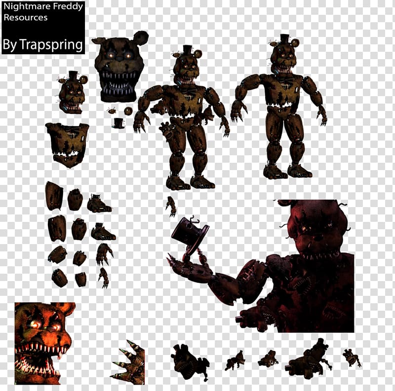 Five Nights at Freddy\'s: Sister Location Five Nights at Freddy\'s 4 Nightmare Animatronics, fnaf parts transparent background PNG clipart