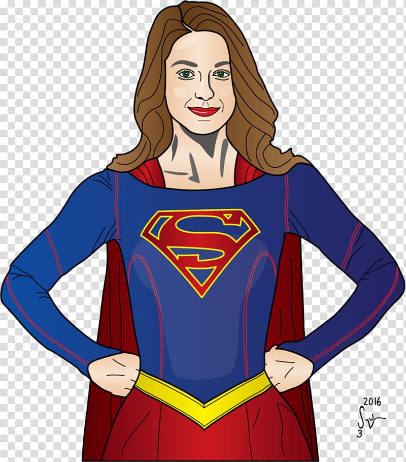 Melissa Benoist Superman Supergirl Television show Drawing, supergirl transparent background PNG clipart