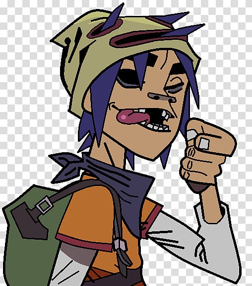 2-D Gorillaz Noodle Murdoc Niccals Russel Hobbs, Jamie Hewlett transparent background PNG clipart