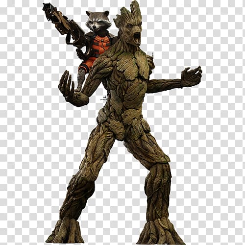 Baby Groot Rocket Raccoon Drax the Destroyer Action & Toy Figures, guardians of the galaxy transparent background PNG clipart