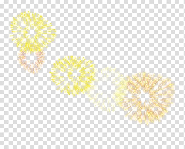 Yellow Petal Pattern, Fireworks transparent background PNG clipart