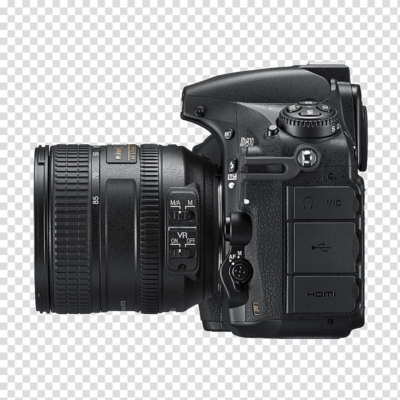 Nikon D800 Camera Full-frame digital SLR , camera transparent background PNG clipart