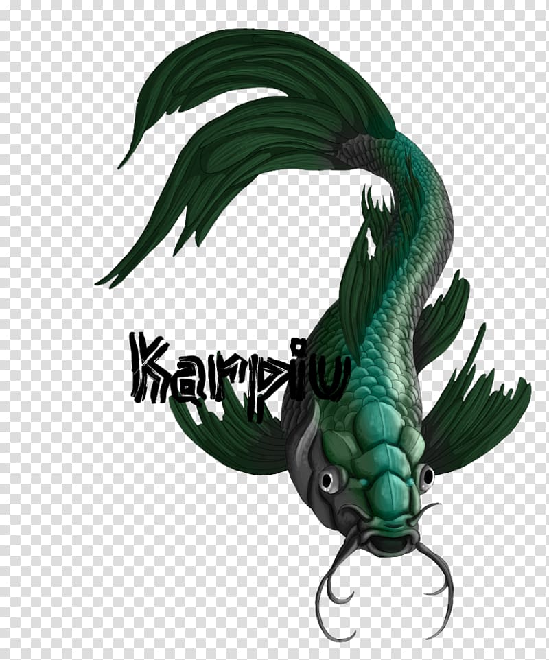 Dragon Legendary creature Character Fiction, koi transparent background PNG clipart