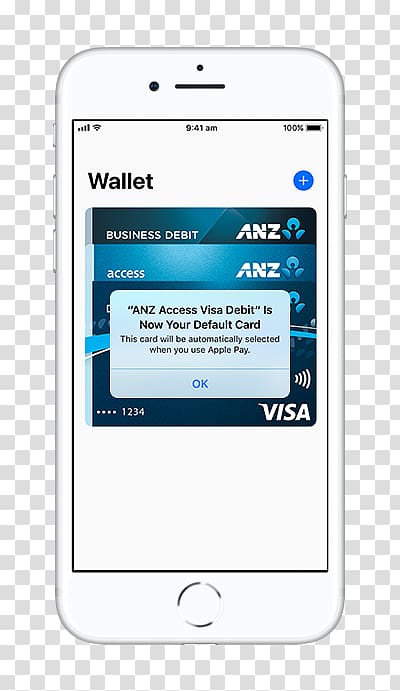 Feature phone Smartphone Australia and New Zealand Banking Group Apple Pay, mobile pay transparent background PNG clipart