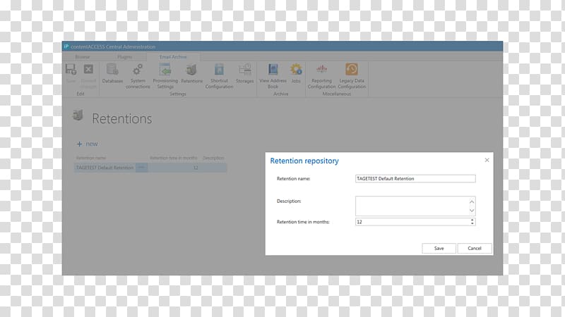 Microsoft Exchange Server Email archiving Retention period Personal Storage Table, active transparent background PNG clipart