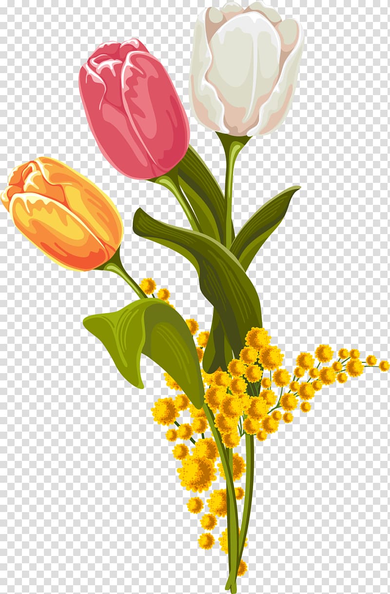 Watercolor painting Tulip Vecteur, Tulip Watercolor 4 transparent background PNG clipart