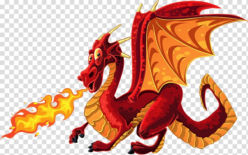 Dragon , Fire-breathing dragon transparent background PNG clipart