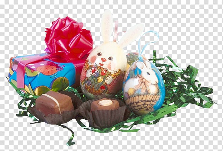 Easter Toy Chocolate bunny Gift, Chocolate bunny toy transparent background PNG clipart