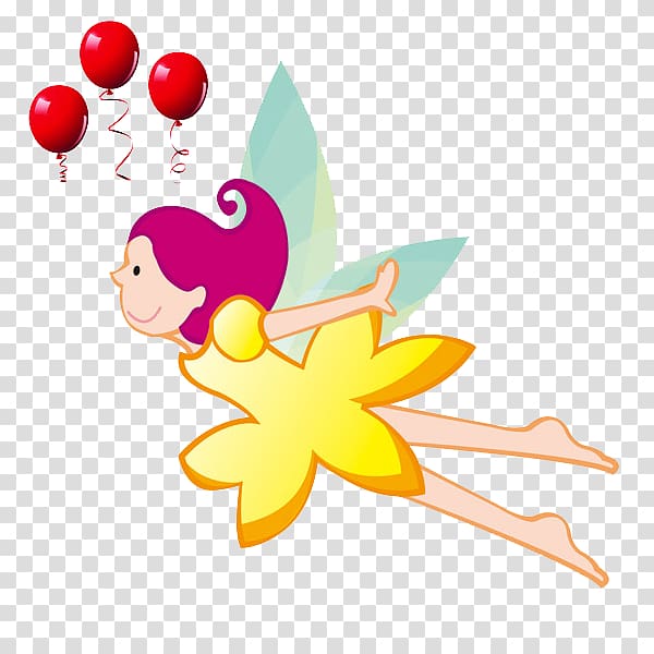 Cartoon , Girl chasing balloon transparent background PNG clipart