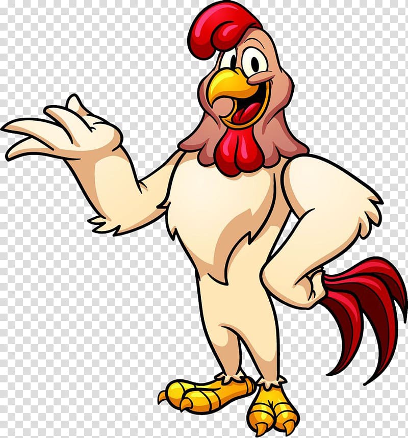 chicken , Chicken Foghorn Leghorn Cartoon Illustration, Magic big cock transparent background PNG clipart