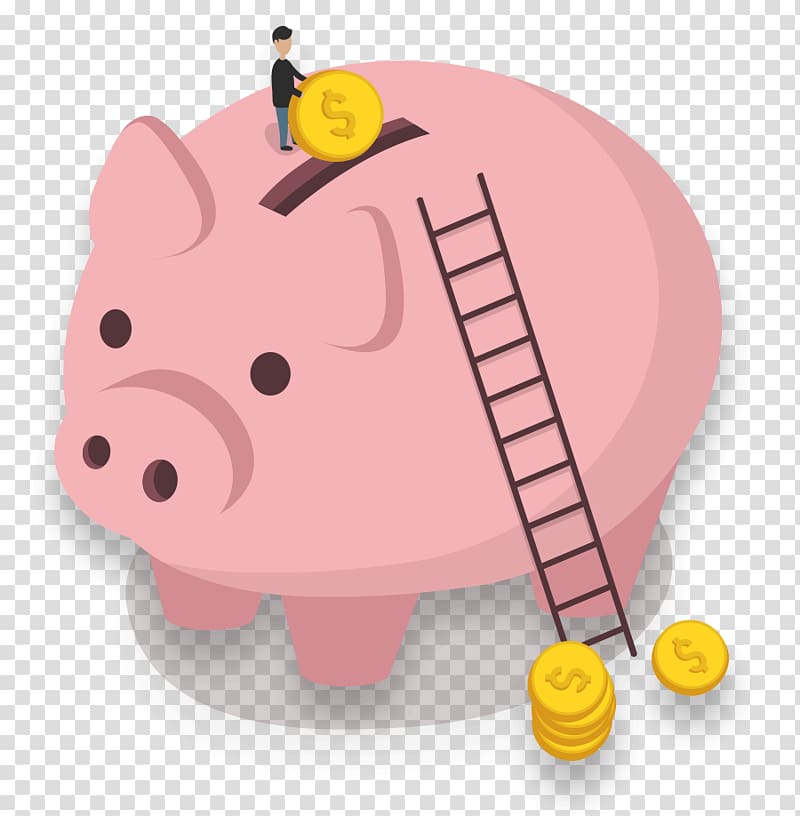 Piggy bank Giphy, bank transparent background PNG clipart