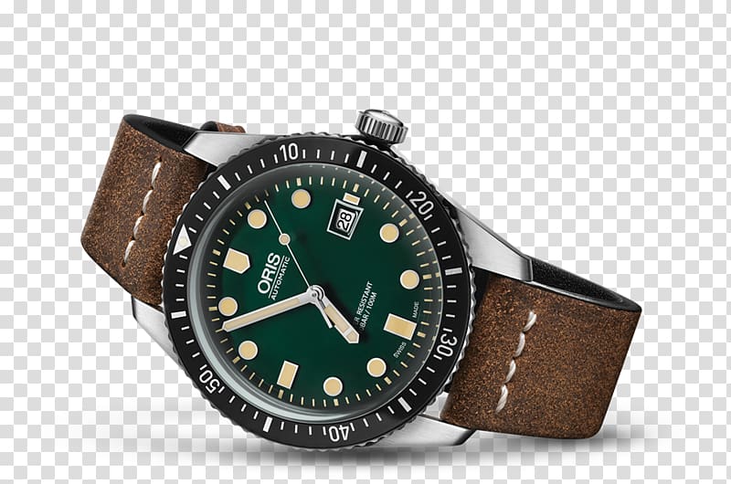 Movember Oris Divers Sixty-Five Diving watch, Watch Dial transparent background PNG clipart