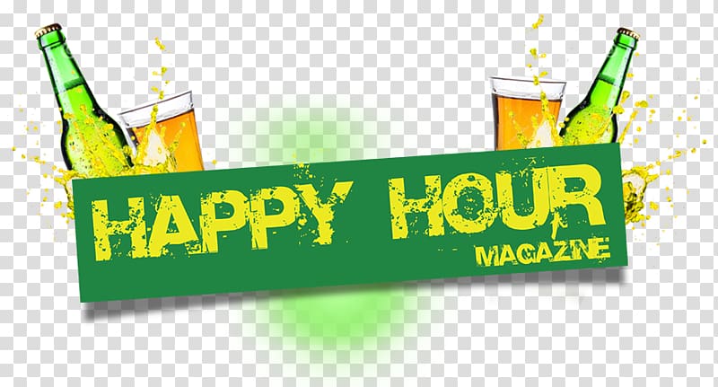 Logo Brand Banner, Happy Hour transparent background PNG clipart
