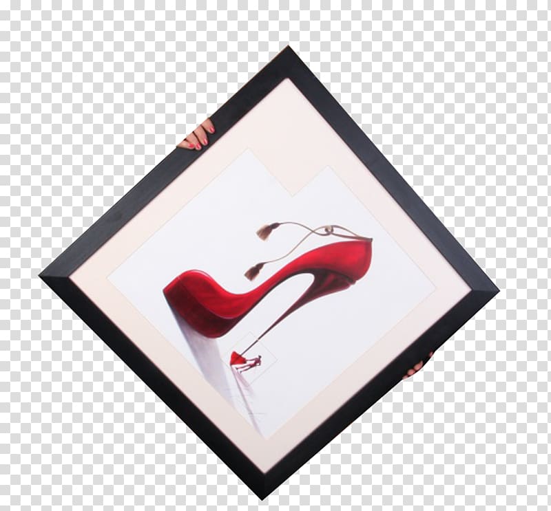 Shoe Computer file, Red high heels transparent background PNG clipart