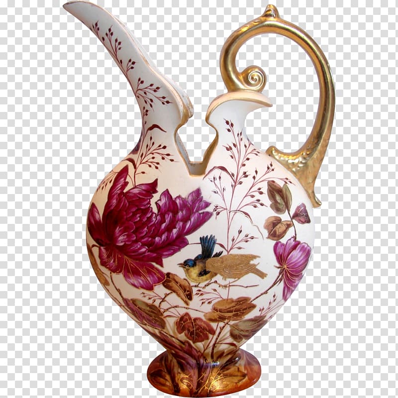 Pitcher Vase Porcelain Meissen Ceramic, vase transparent background PNG clipart