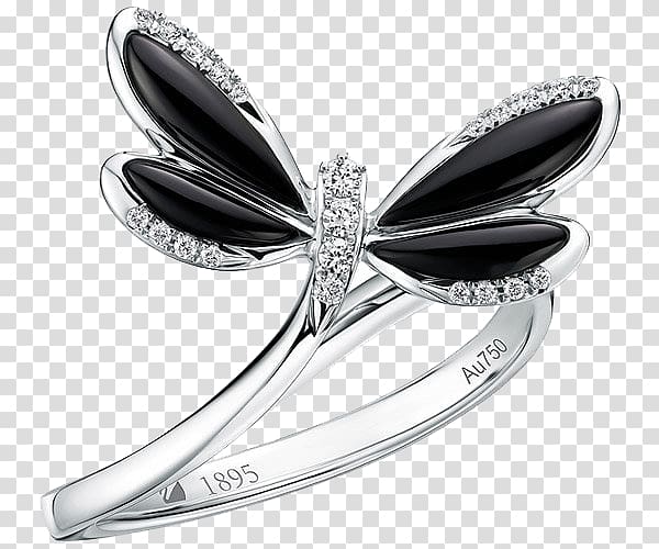 Swarovski AG Ring Jewellery Diamond, Swarovski Jewelry Black Ring transparent background PNG clipart