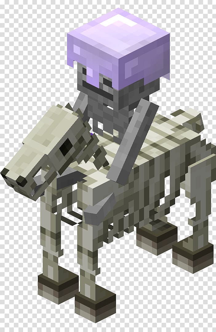 Minecraft: Pocket Edition Horse Skeleton Mob, skinuri de minecraft transparent background PNG clipart