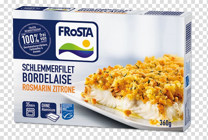 Schlemmerfilet Fish finger Filet-O-Fish Frozen food Frosta AG, Oven transparent background PNG clipart