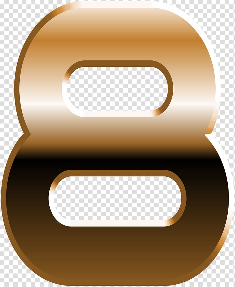 Number , Number Eight transparent background PNG clipart