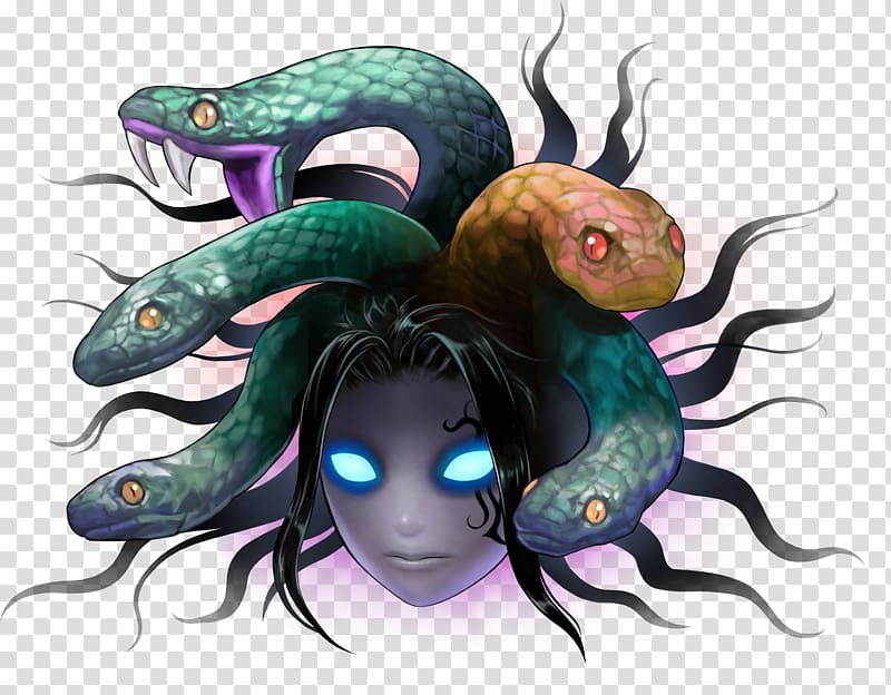 Medusa Defense of the Ancients Dota 2 Kid Icarus: Uprising Warcraft III: Reign of Chaos, medusa transparent background PNG clipart