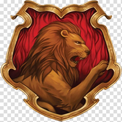 red and brown lion logo, Sorting Hat Hogwarts Gryffindor Harry Potter Ravenclaw House, Harry Potter transparent background PNG clipart