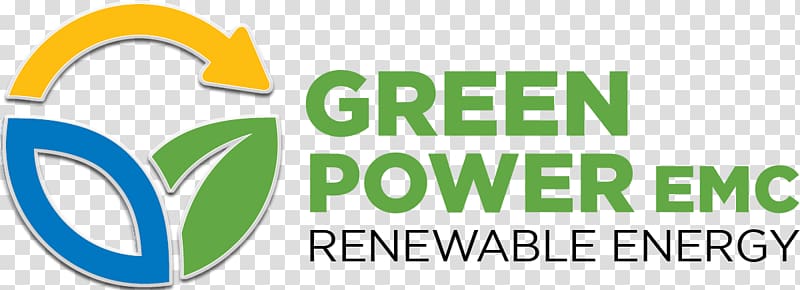 GREEN POWER EMC Renewable energy Electricity Solar power Logo, Alternative Energy transparent background PNG clipart