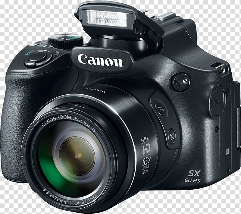 Camera Zoom lens Canon DIGIC, digital camera transparent background PNG clipart