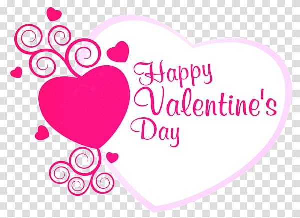 Happy Valentines Day transparent background PNG clipart