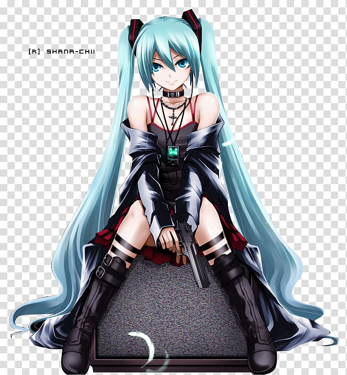 Hatsune Miku Pierrot Anime Mangaka Rendering, hatsune miku transparent background PNG clipart