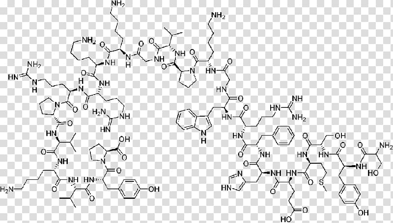 Adrenocorticotropic hormone Chemical substance Chemical structure, others transparent background PNG clipart