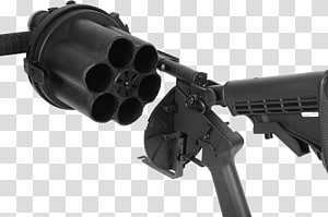 M203 grenade launcher Milkor MGL Airsoft, grenade launcher transparent background PNG clipart thumbnail