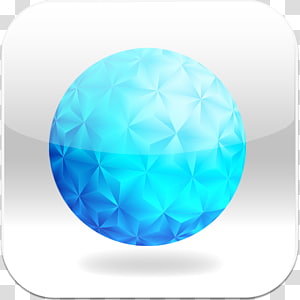 Turquoise Sphere, design transparent background PNG clipart thumbnail