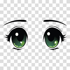 Anime Eyes transparent background PNG cliparts free download