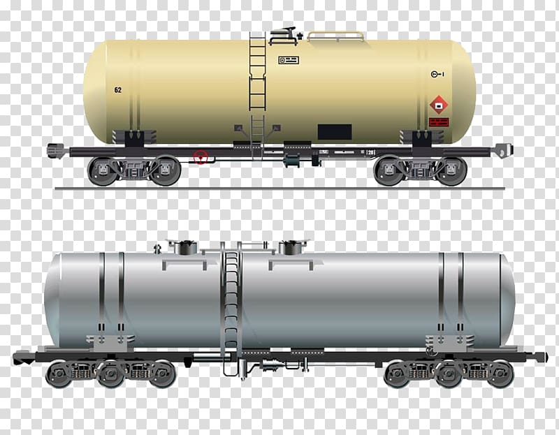 Rail transport Tank car Tank truck Gasoline, train transparent background PNG clipart